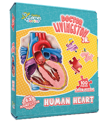 Doctor Livingston Jr - Kids Organ Human Heart 100pc Puzzle
